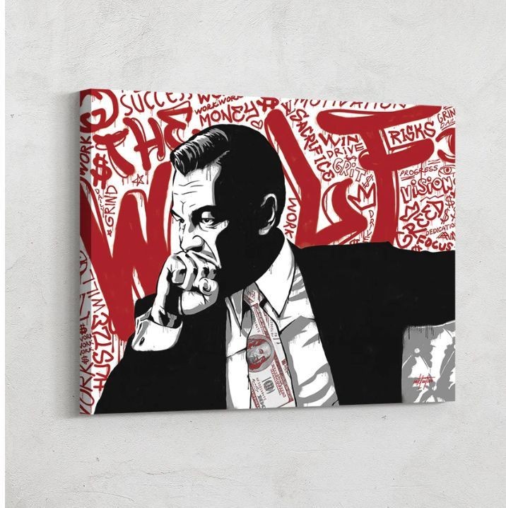 Wolf of Wall Street  - Kanvas Tablo
