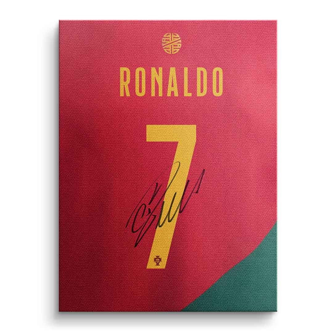 Cristiano Ronaldo 7 - Duvar Dekorasyonu  - Kanvas Tablo