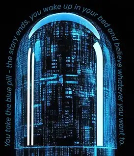 Matrix Red Pill Blue Pill Tablo 