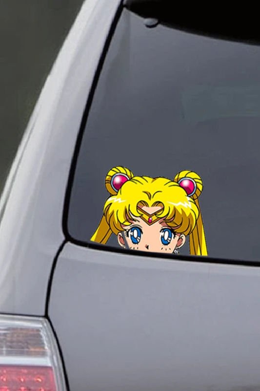 Sailor Moon Araba Motosiklet Laptop Folyo Sticker