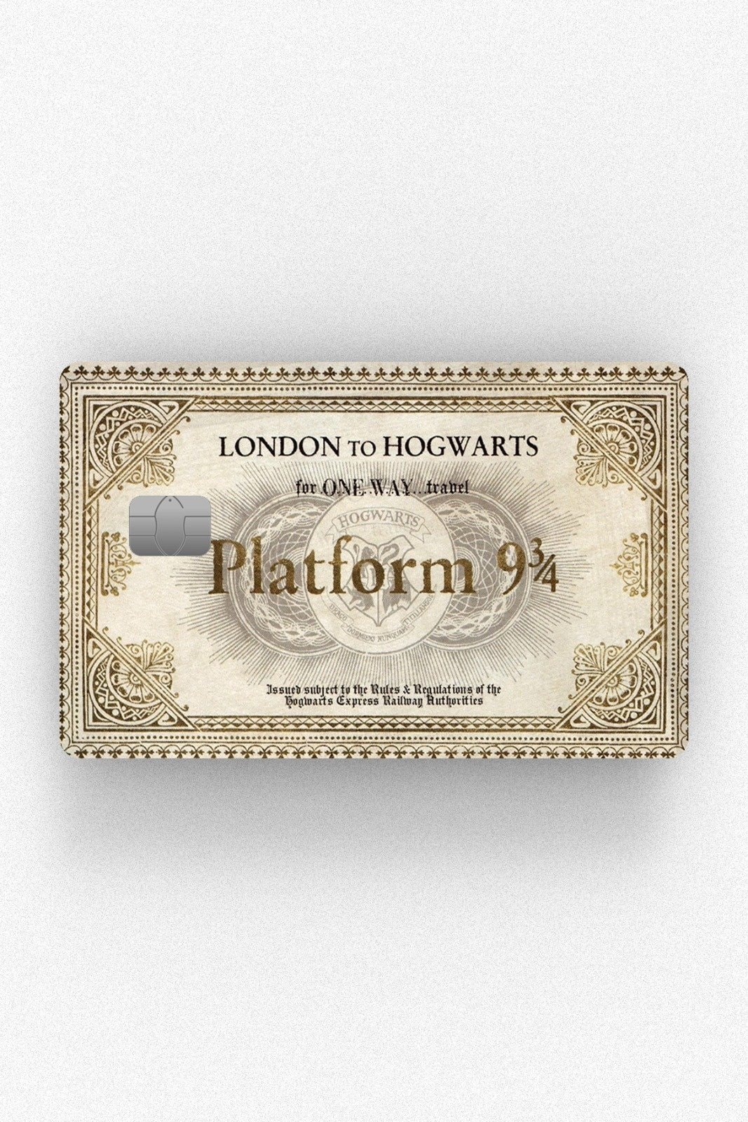 Kart Kaplama Etiketi - HP Platform 9 3/4 Bilet