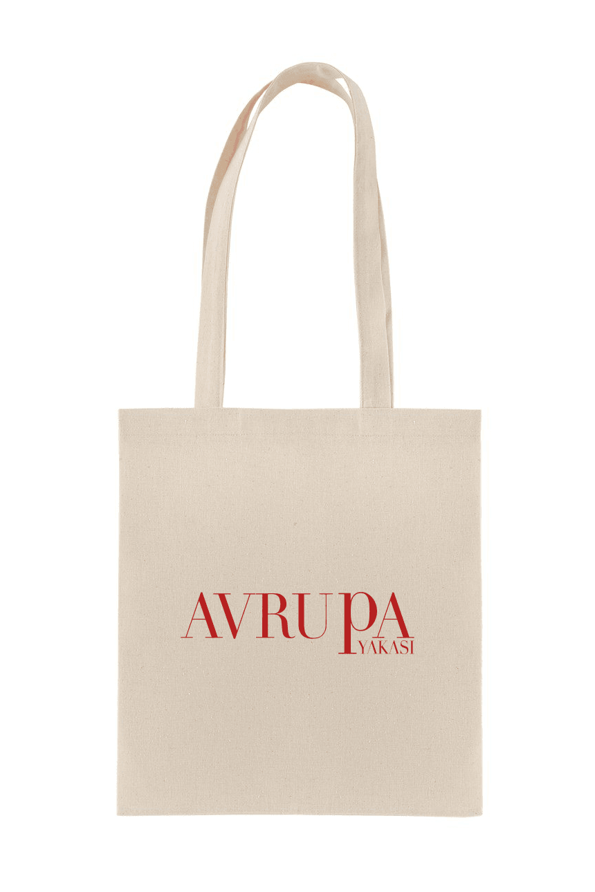 Baskılı Bez Çanta - Avrupa Yakası Logo