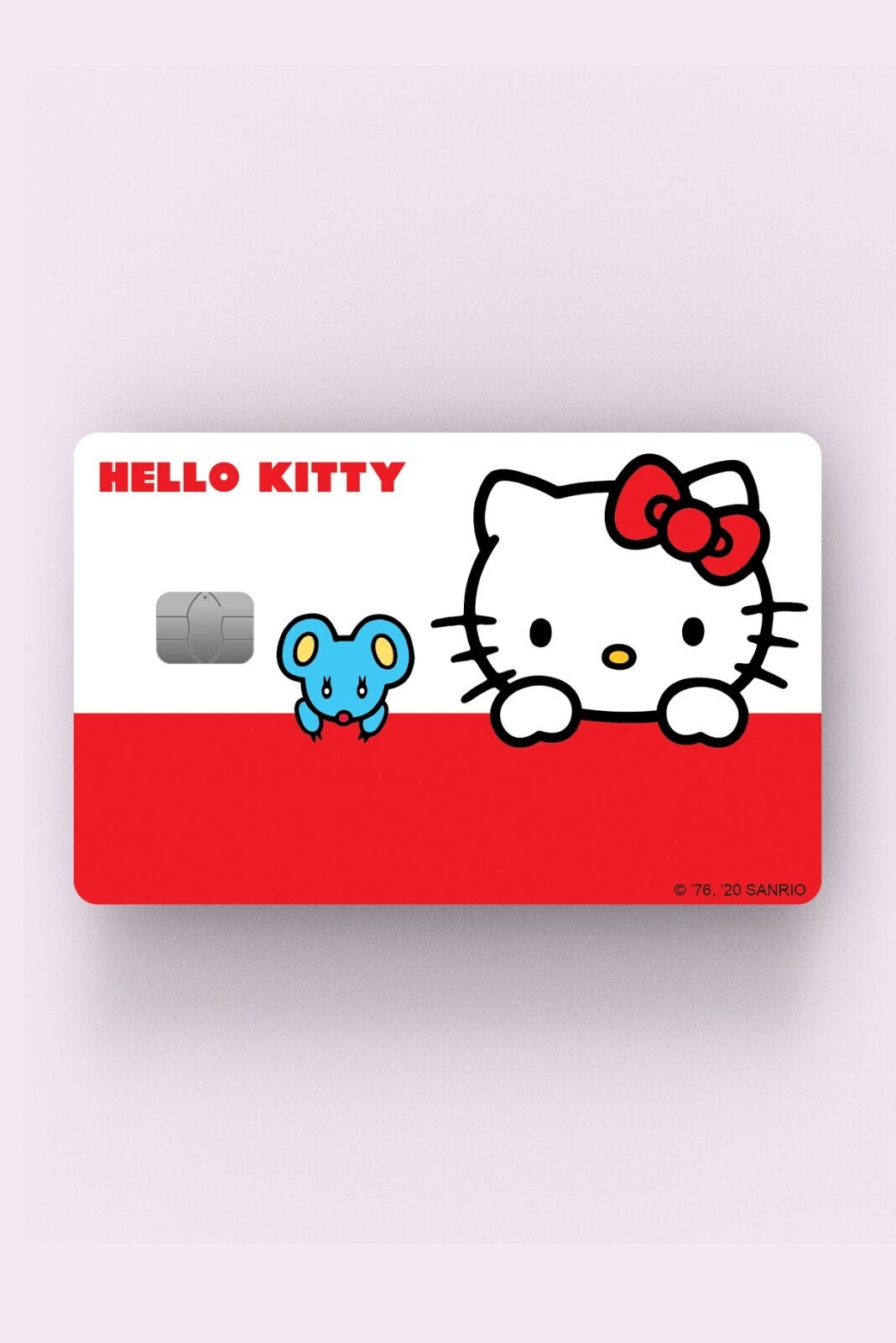 Kart Kaplama Etiketi - Fare ve Hello Kitty