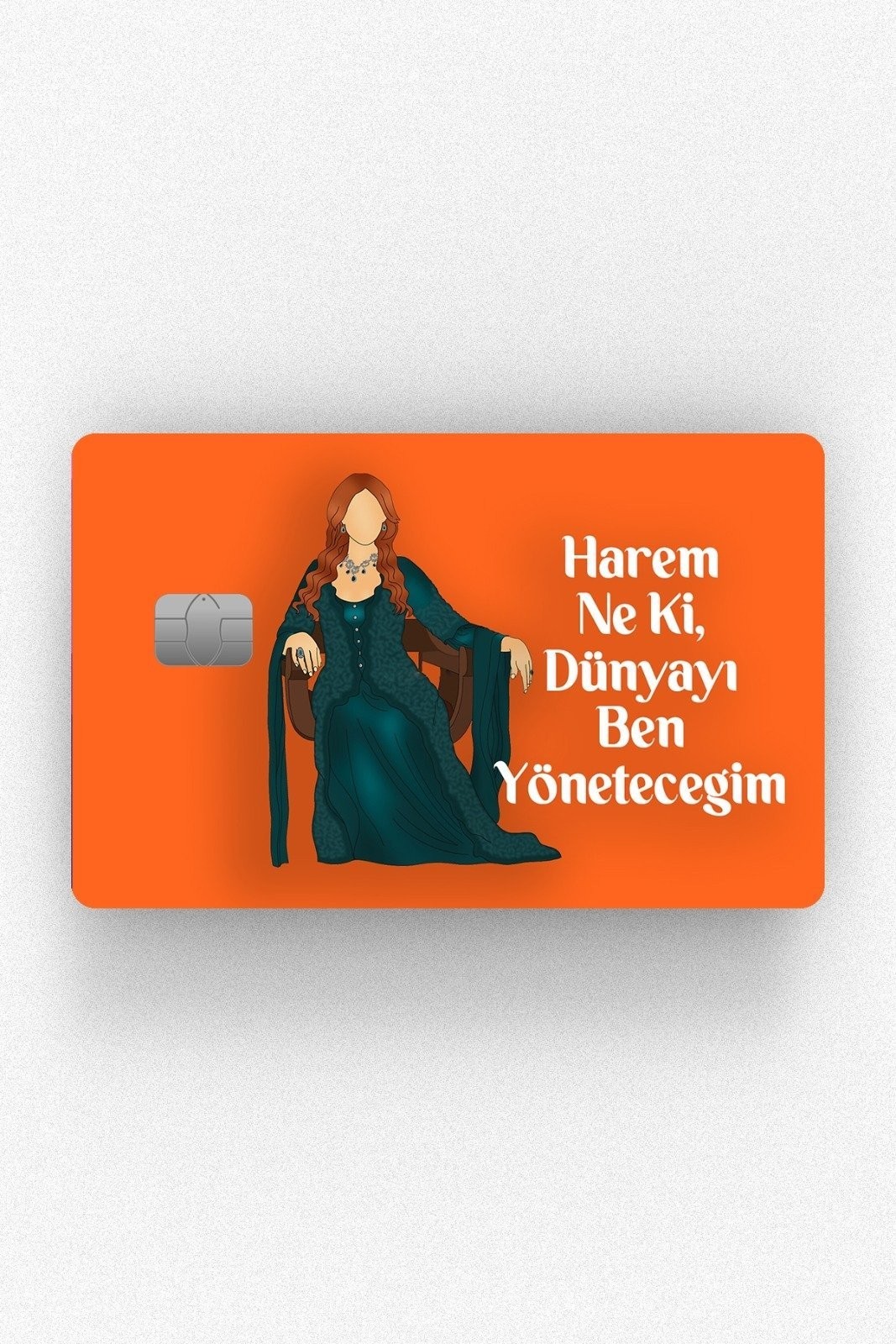 Kart Kaplama Etiketi - Muhteşem Hürrem Harem Ne Ki
