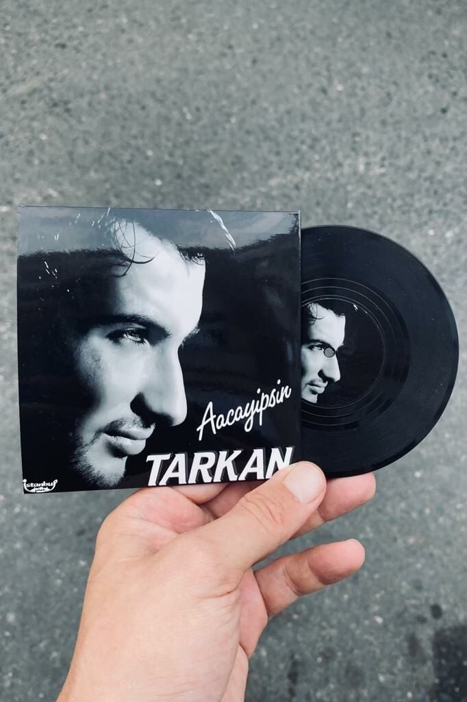 Tarkan Aacayipsin Mini Dekoratif Plak Bardak Altlığı Magnet