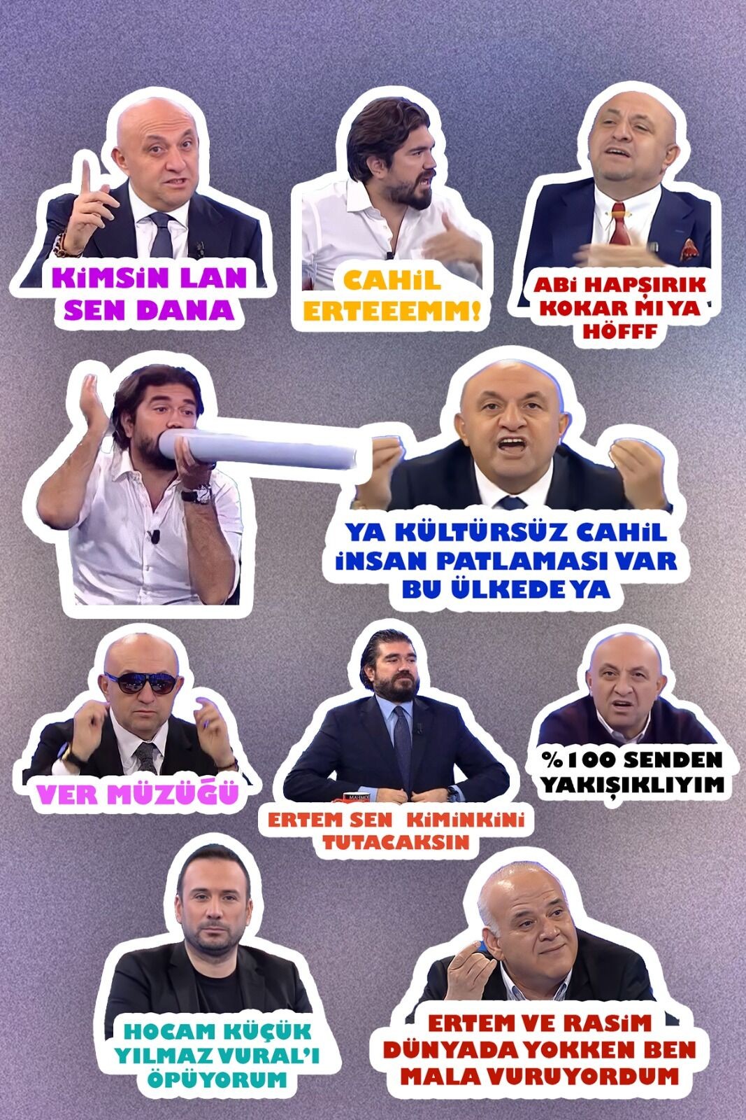 Beyaz Futbol 10’lu Sticker Paketi