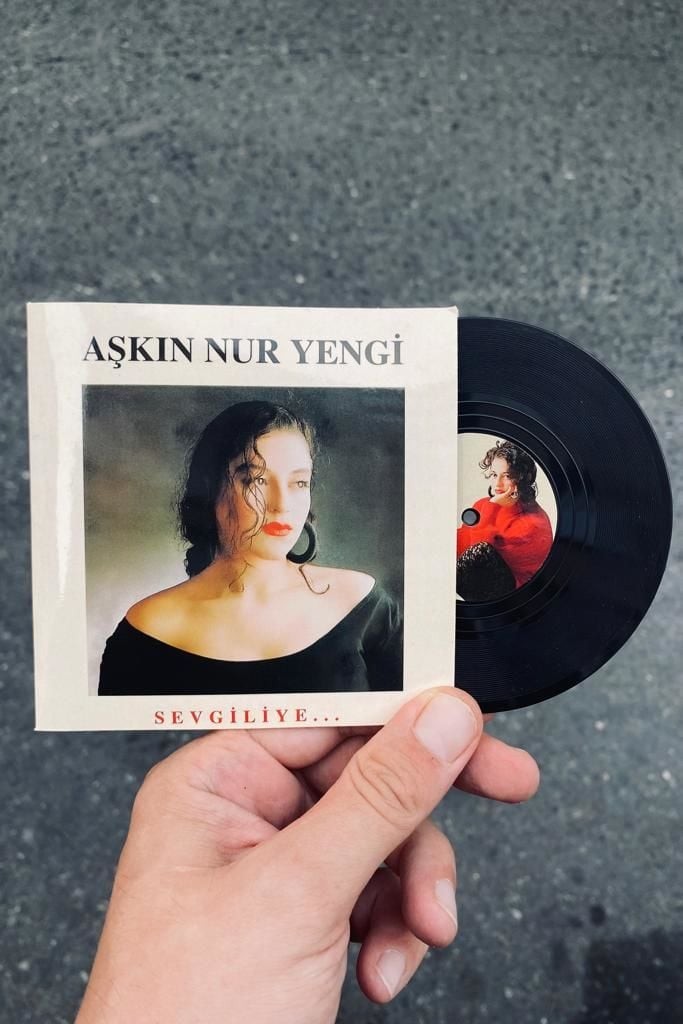 Aşkın Nur Yengi Mini Dekoratif Plak Bardak Altlığı Magnet