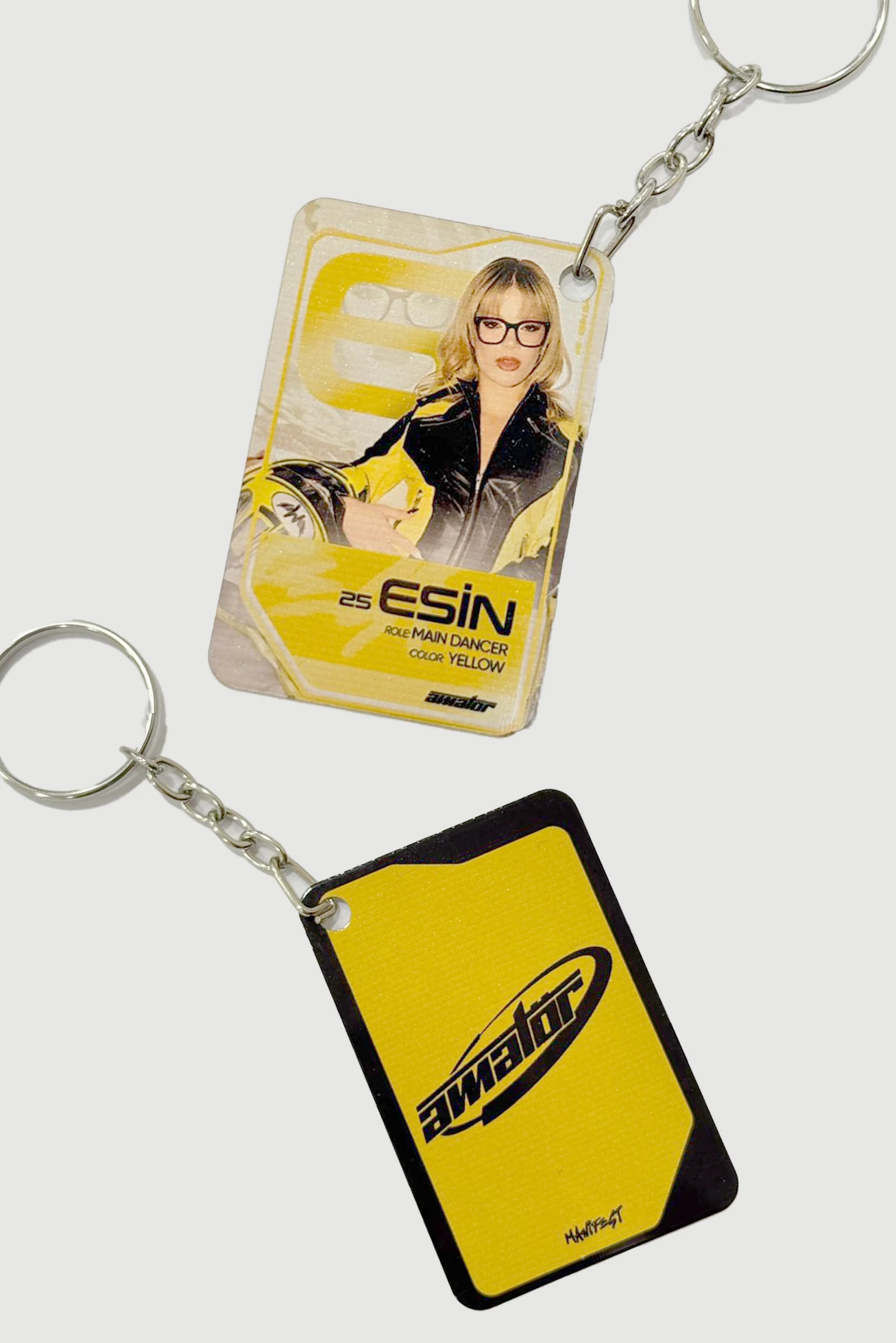 Metal Kart Anahtarlık Manifest Esin