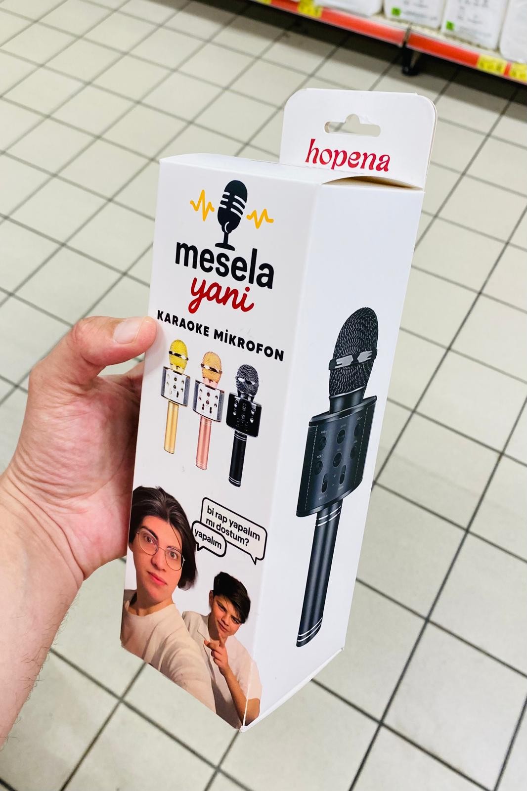 Mesela Yani Karaoke Mikrofon Bluetooth Hoporlör