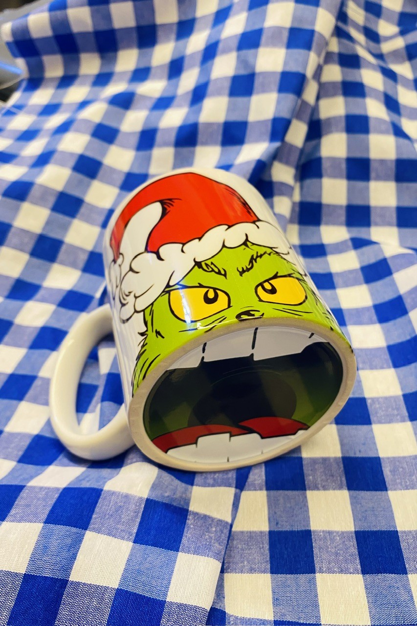 Grinch Yılbaşı Porselen Kupa Bardak