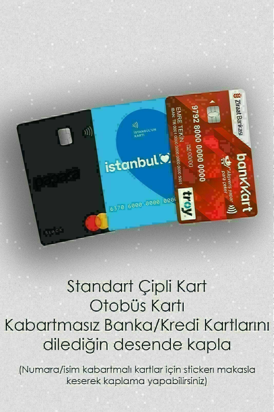 Kart Kaplama Etiketi - Abi Banka Boştur