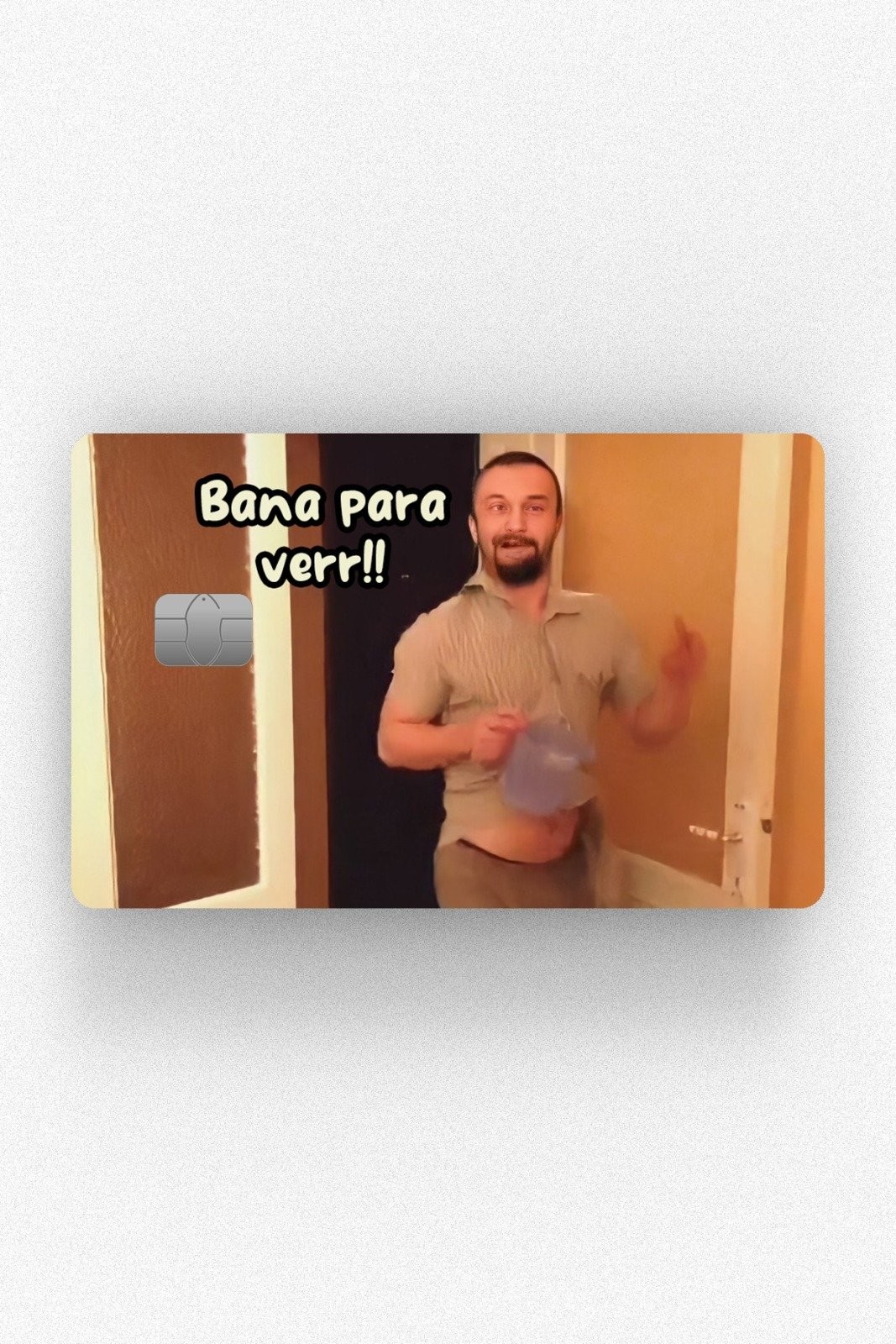 Kart Kaplama Etiketi - Bana Para Ver