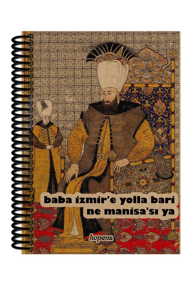 Spiralli A5 Defter Ne Manisa'sı Minyatür