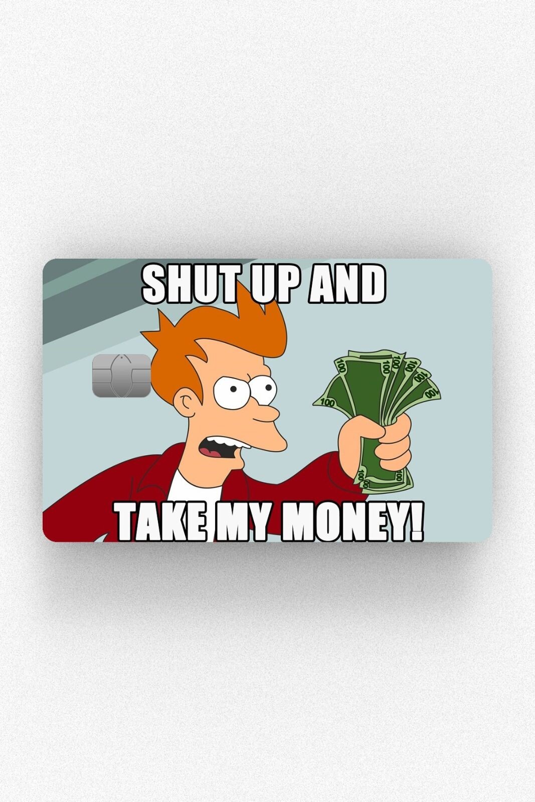 Kart Kaplama Etiketi - Shut Up Money