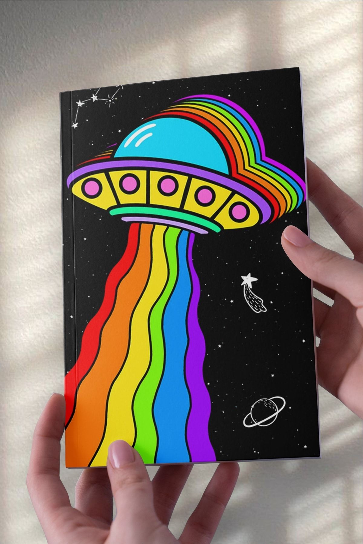 A5 Defter Siyah Ufo