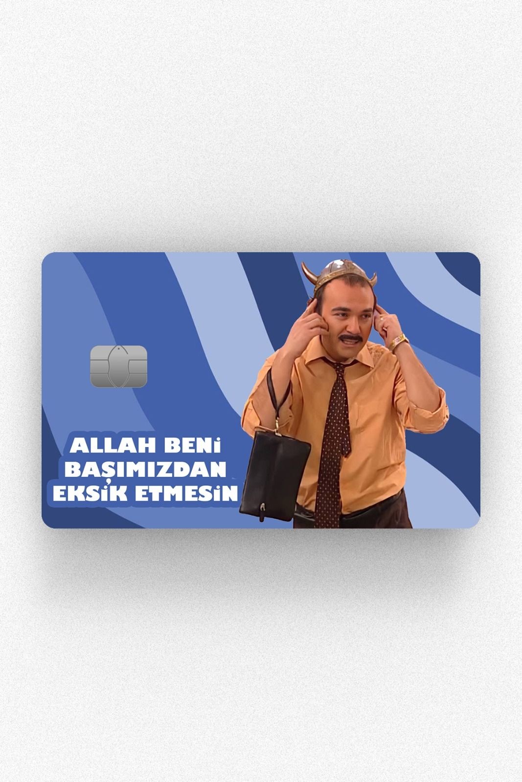 Kart Kaplama Etiketi - Burhan Altıntop Başımızdan Eksik Etmesin