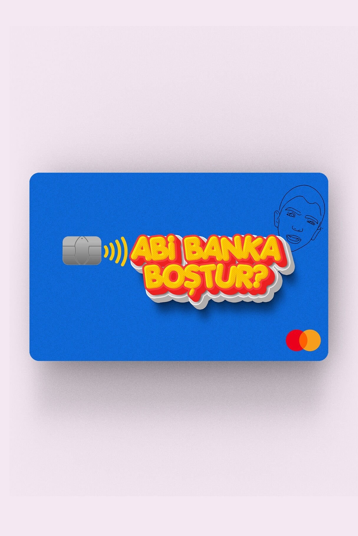 Kart Kaplama Etiketi - Abi Banka Boştur