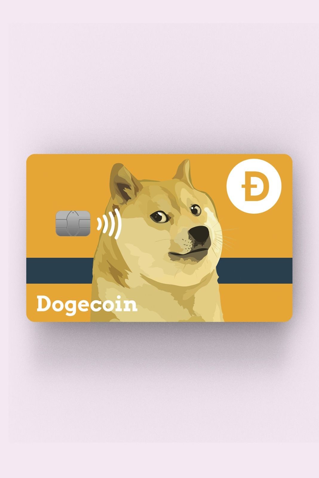 Kart Kaplama Etiketi - Dogecoin