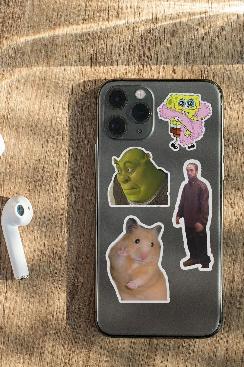Meme Görseller 25'li Laptop Notebook Sticker Paketi
