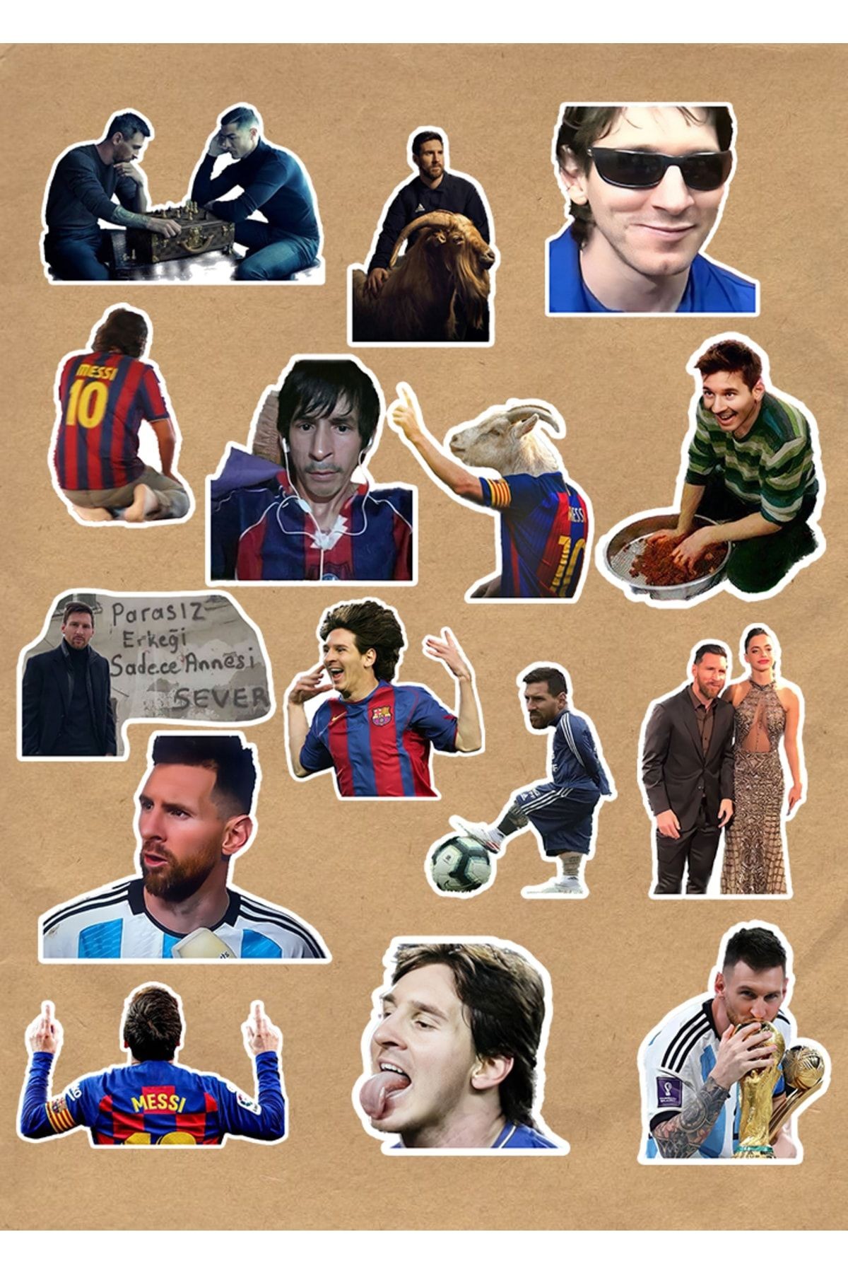Lionel Messi 15’li Sticker Paketi