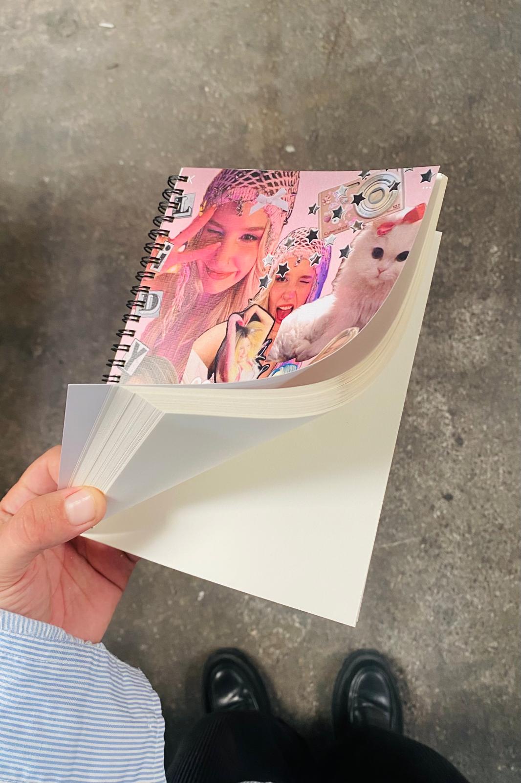 Spiralli A5 Defter Manifest Lidya (200 Sayfa)
