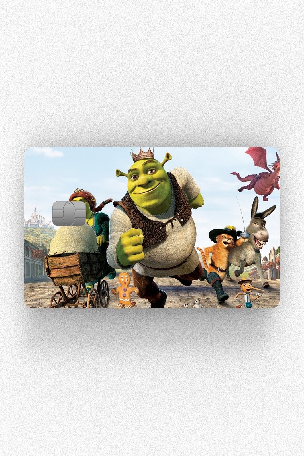 Kart Kaplama Etiketi - Shrek Karakterler Poster