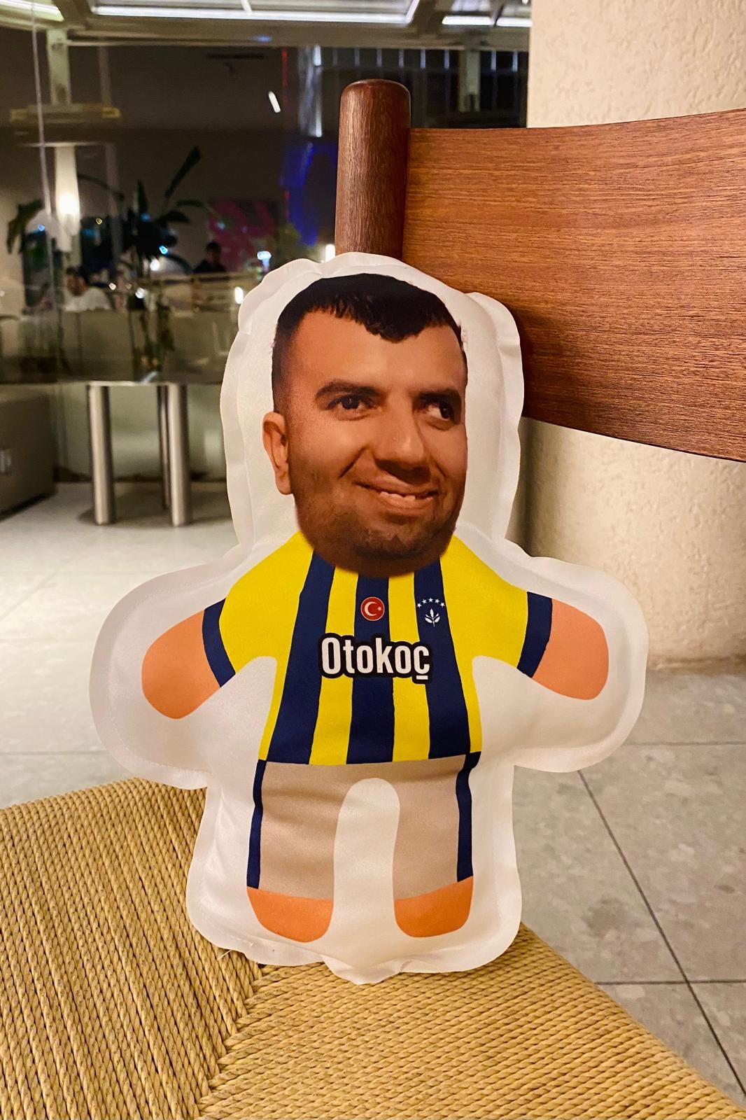 3D Mini Yastık - Kadıköy Boğası