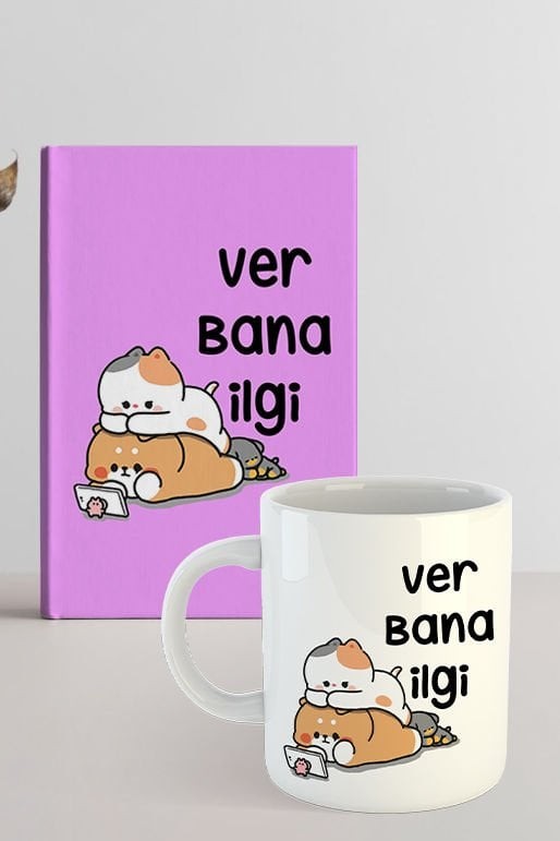 2'li Ver Bana İlgi Defter Kupa Seti