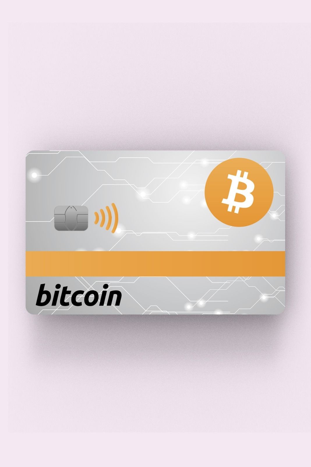Kart Kaplama Etiketi - Bitcoin
