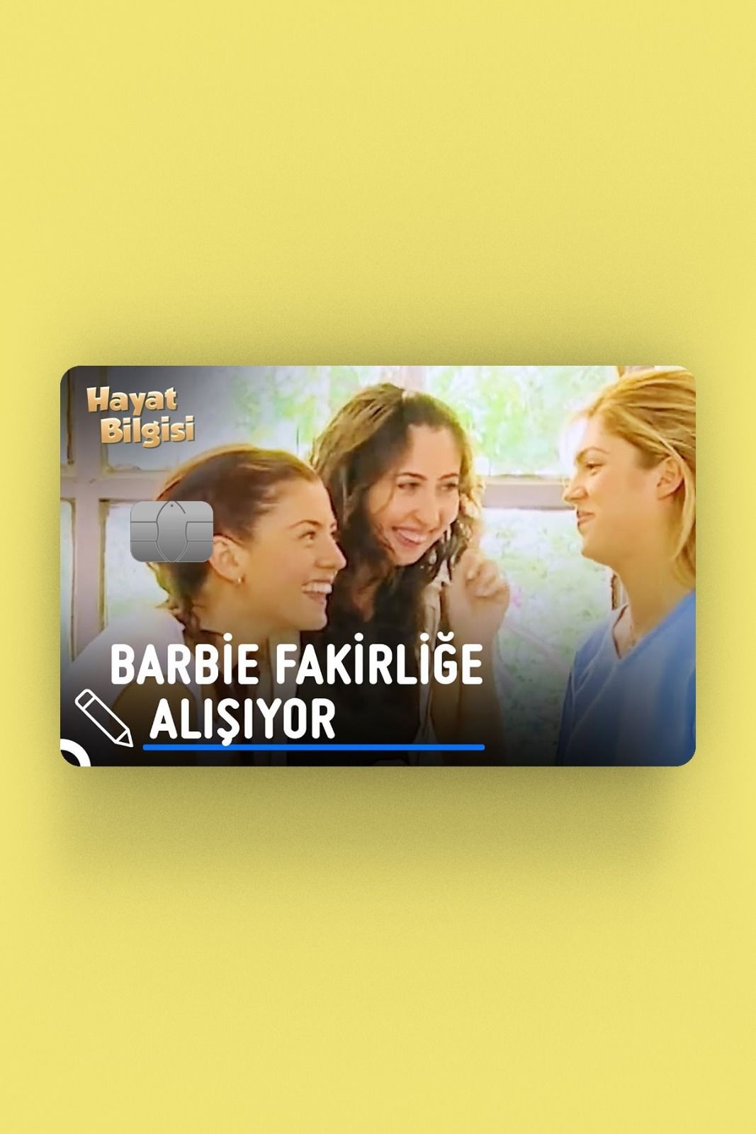 Kart Kaplama Etiketi - Hayat Bilgisi Barbie Fakirliğe Alışıyor