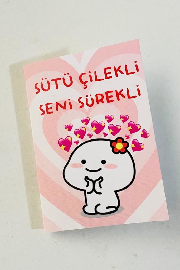 A5 Defter Sütü Çilekli Seni Sürekli
