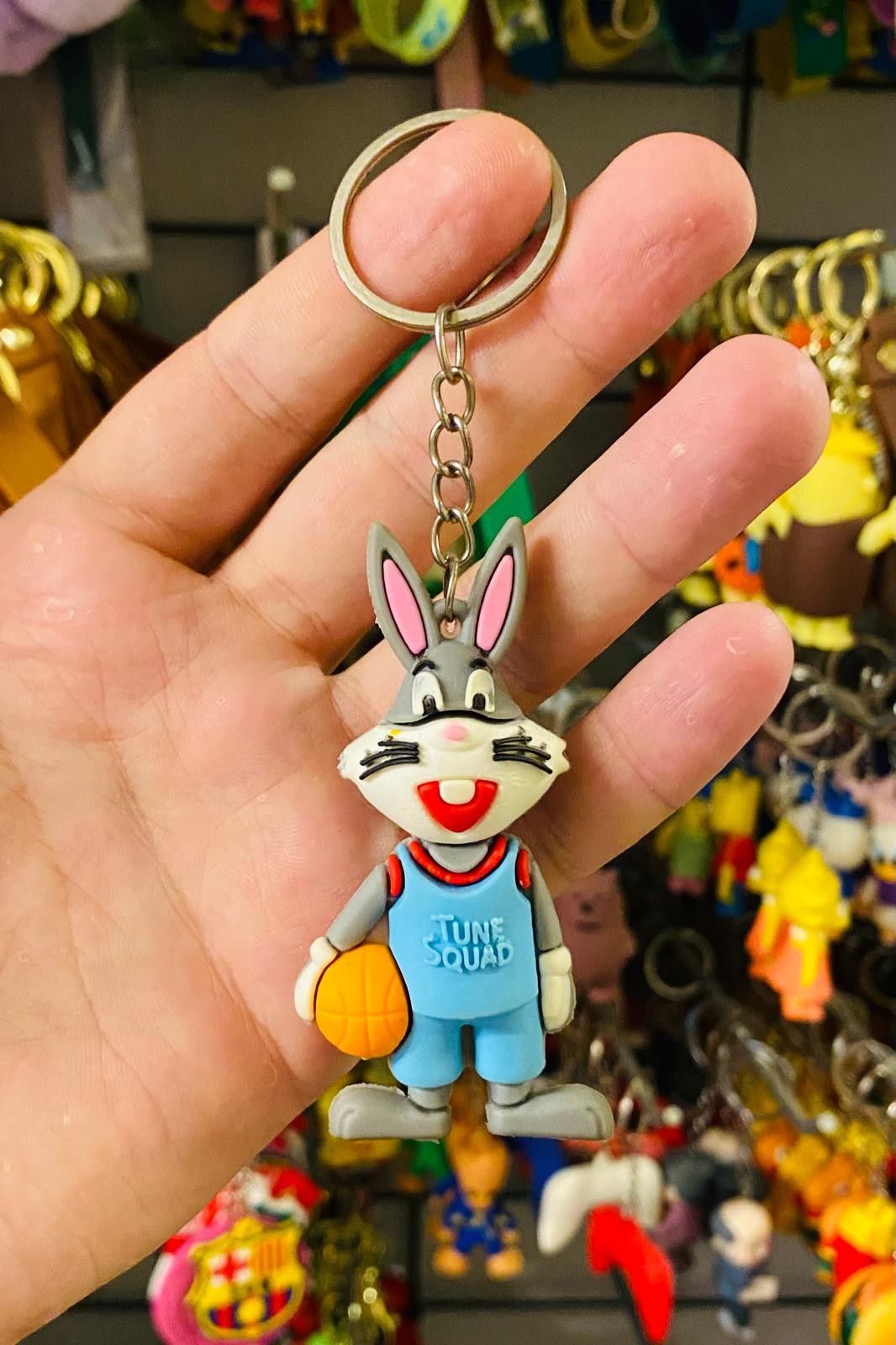 Silikon Anahtarlık Basketbolcu Bugs Bunny