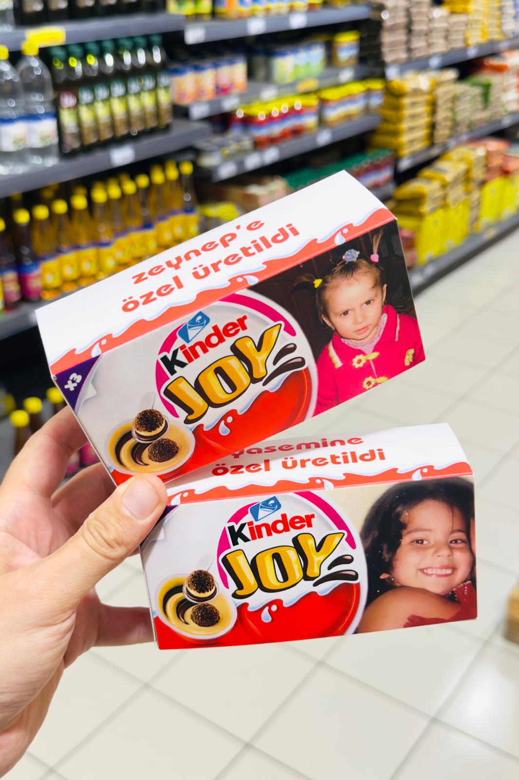 Kişiye Özel Kutu İçerisinde Kinder Joy Seti