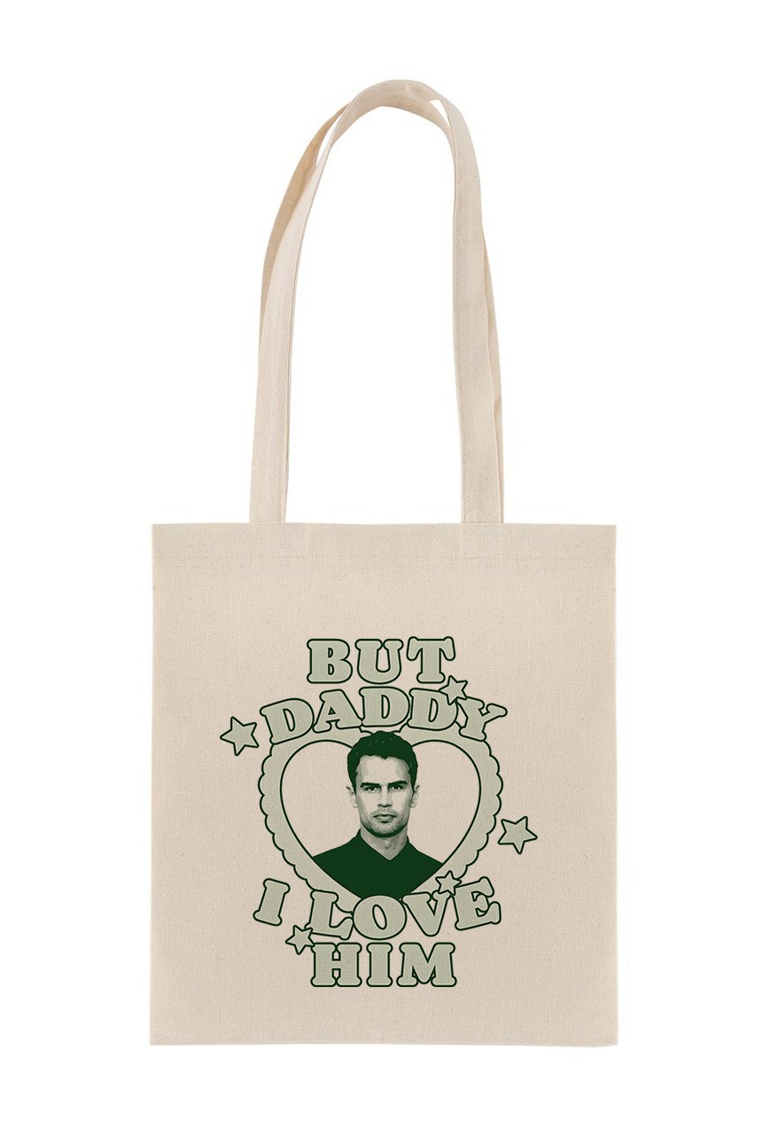 Theo James Baskılı Bez Çanta