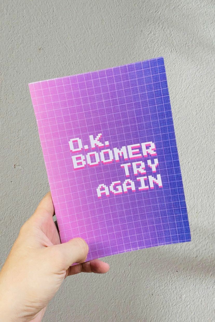 Yushiclub A5 Defter OK. Boomer