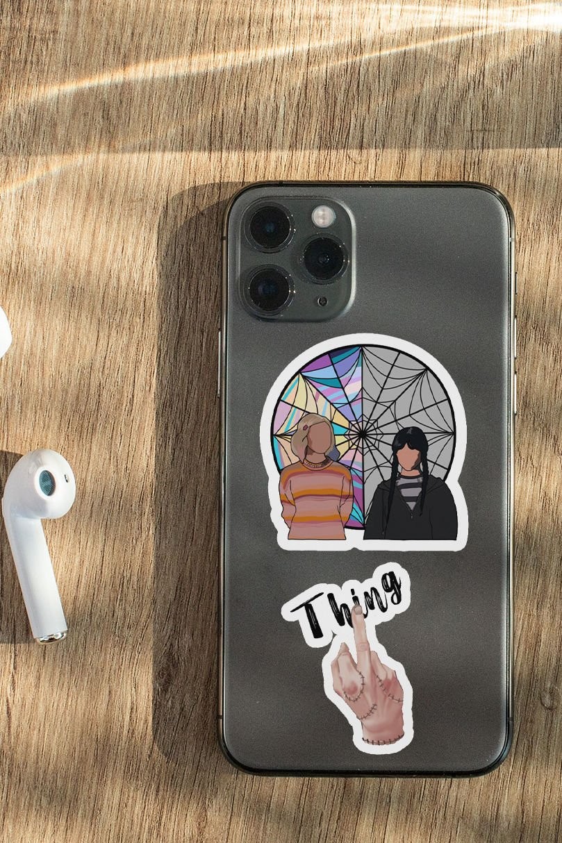 Wendsday Dizisi 10’lu Sticker Paketi