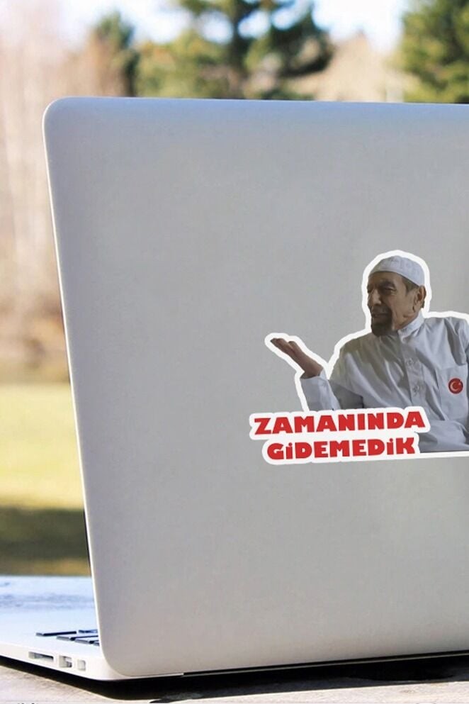 Kolpoçino Zamanında Gidemedik Araba Motosiklet Laptop Folyo Sticker