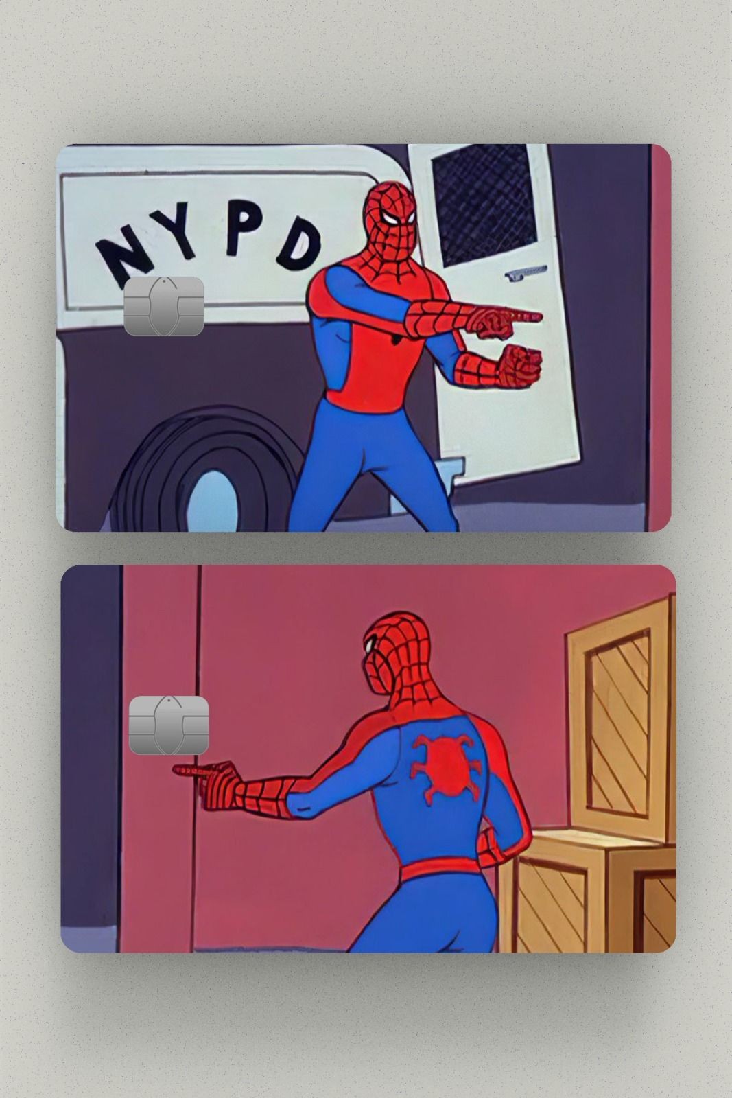 2’li Kart Kaplama Etiketi - Spiderman