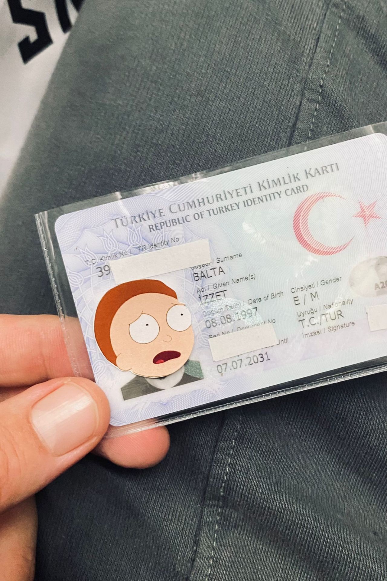 Kimlik Koruma Kılıfı -Morty