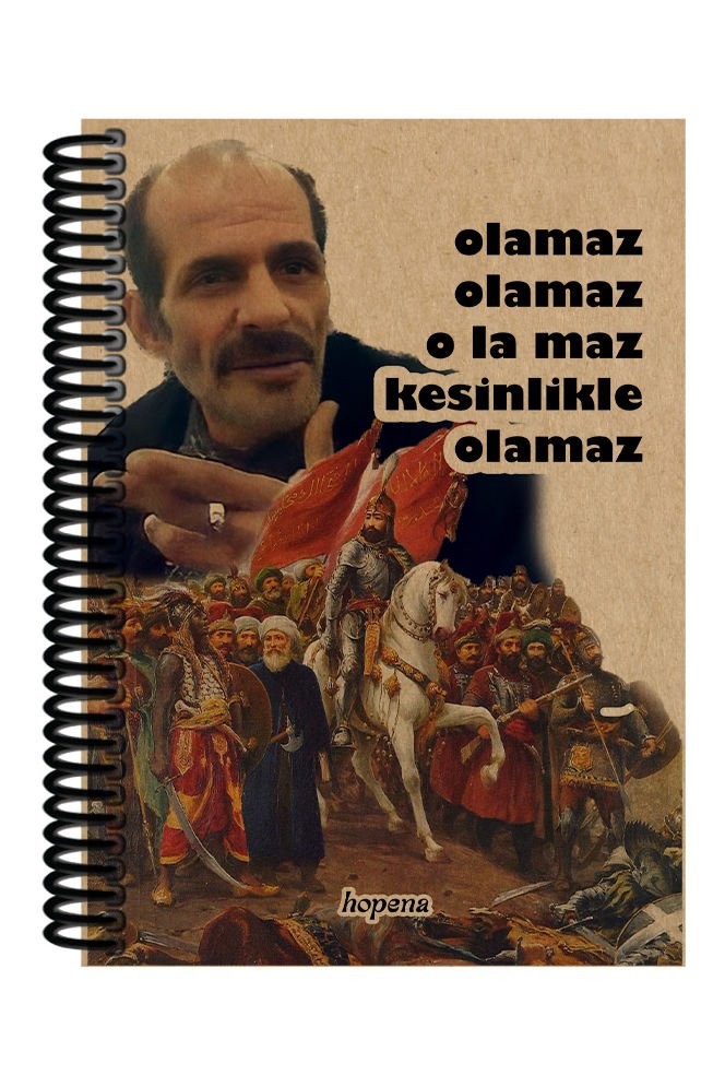 Spiralli A5 Defter Kenan Komutan