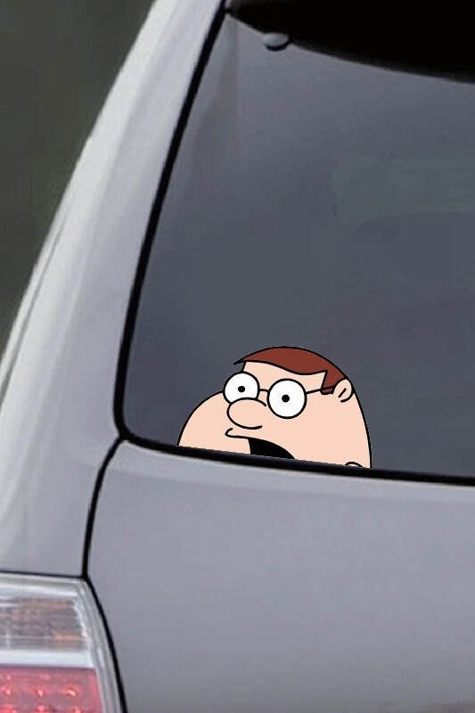 Peter Family Guy Araba Motosiklet Laptop Folyo Sticker