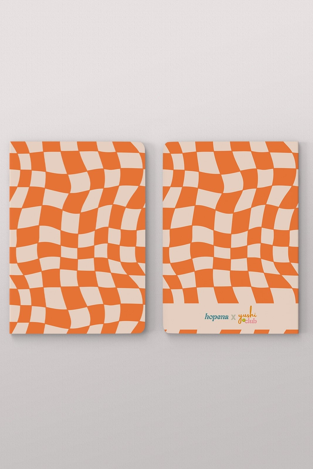 A5 Defter Yushiclub Turuncu Kareler