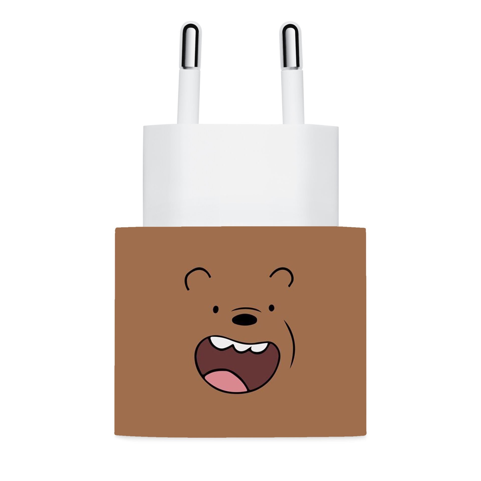 iPhone 20W Şarj Aleti Kaplaması -  Boz Ayı