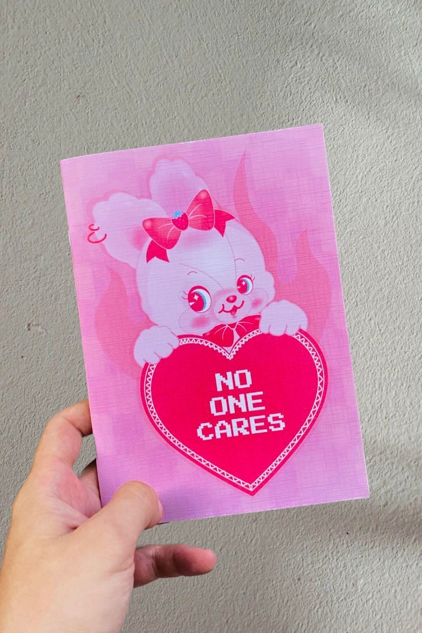 Yushiclub A5 Defter Tavşan No One Cares