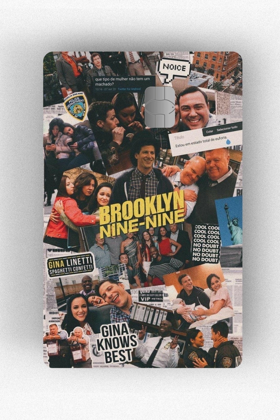 Kart Kaplama Etiketi - Brooklyn Nine-Nine Kolaj
