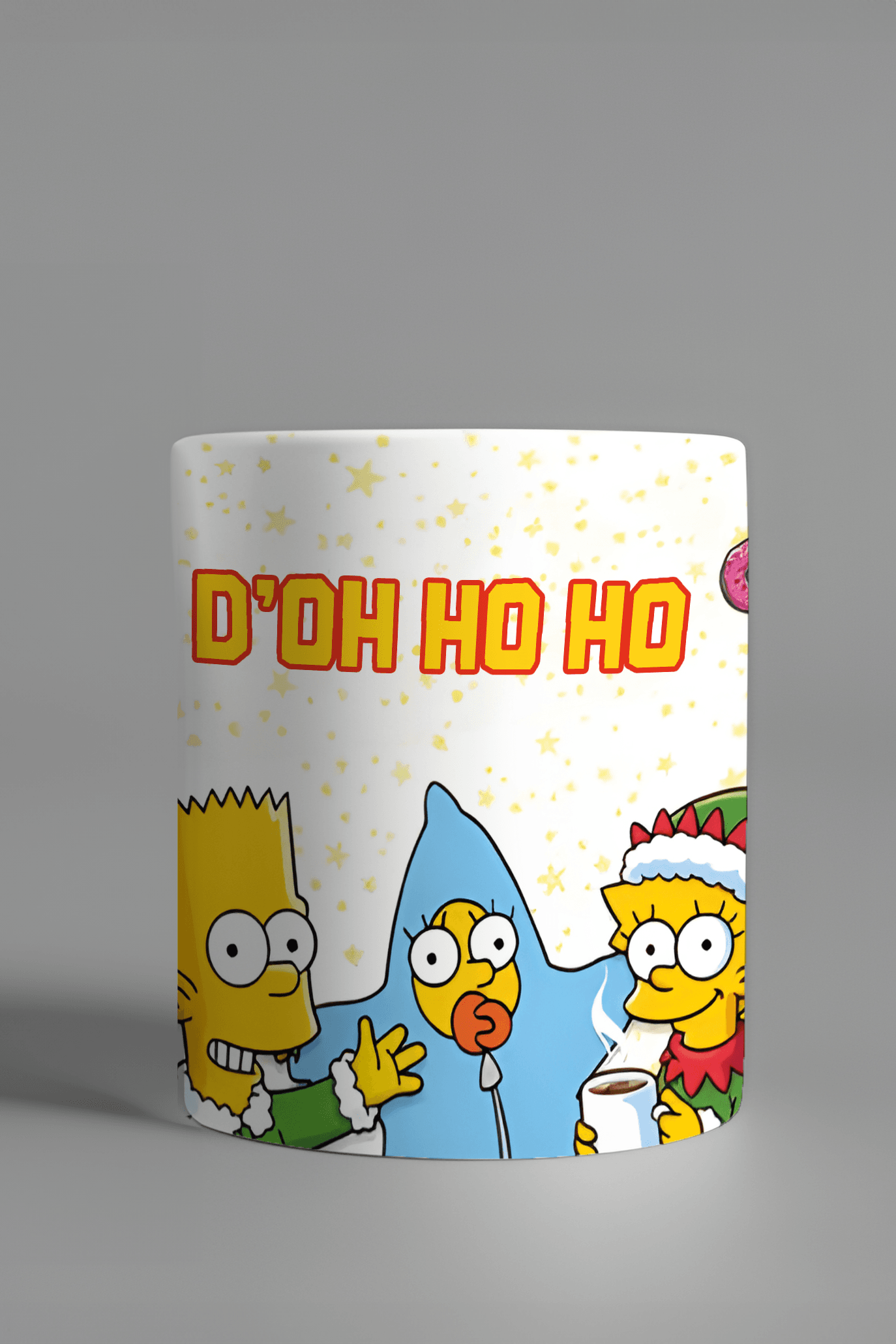Simpsons Full Baskılı Yılbaşı Porselen Kupa Bardak