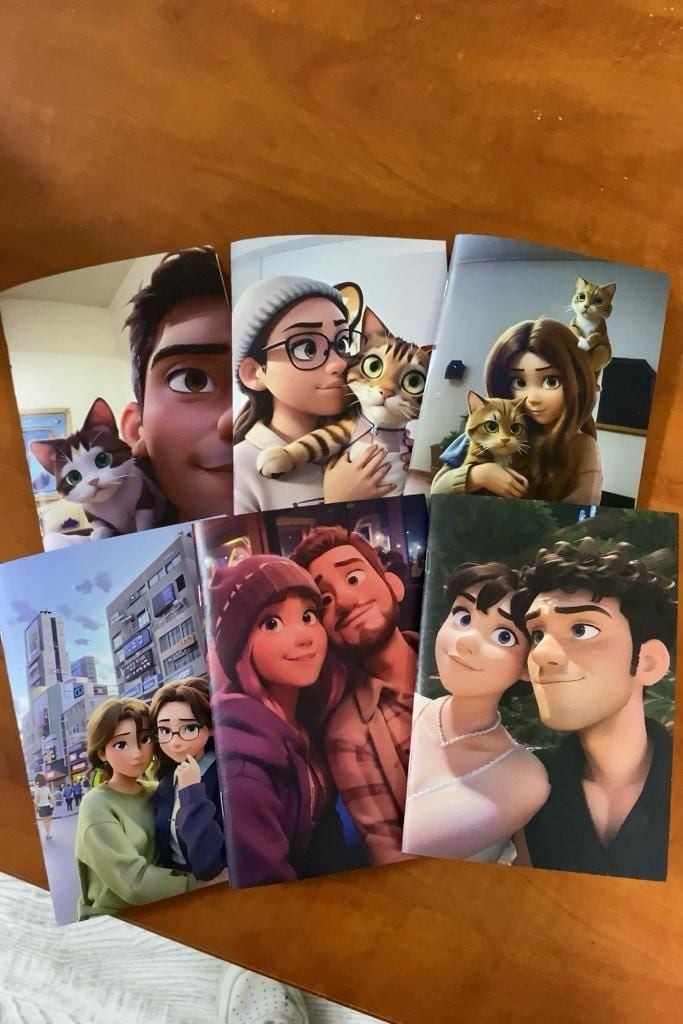 Kişiye Özel Animasyon Pixar Görselli A5 Defter