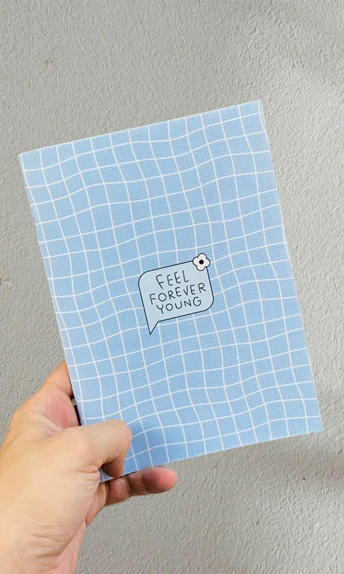Yushiclub A5 Defter Mavi Feel Forever