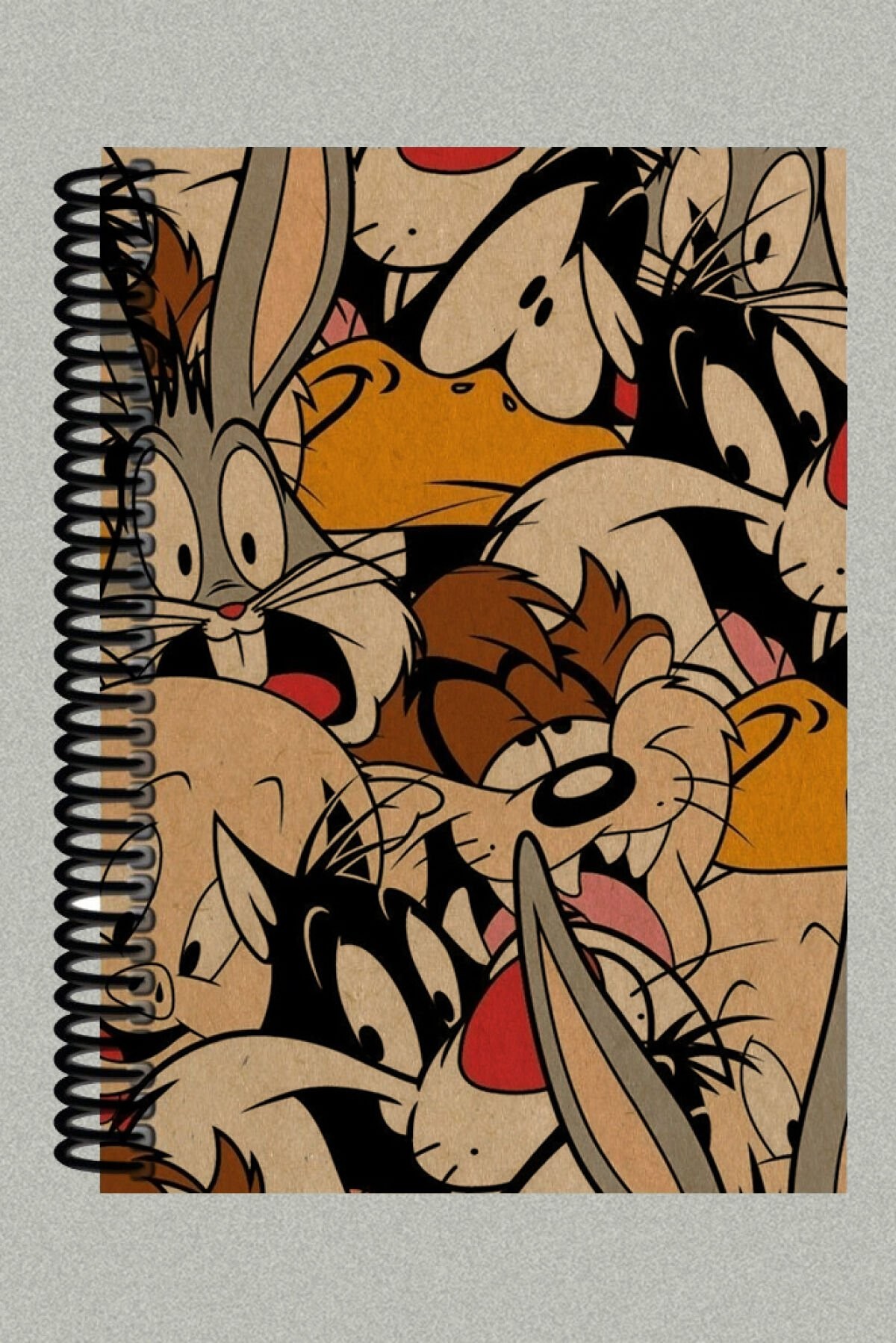 Spiralli A5 Defter Sevimli Kahramanlar