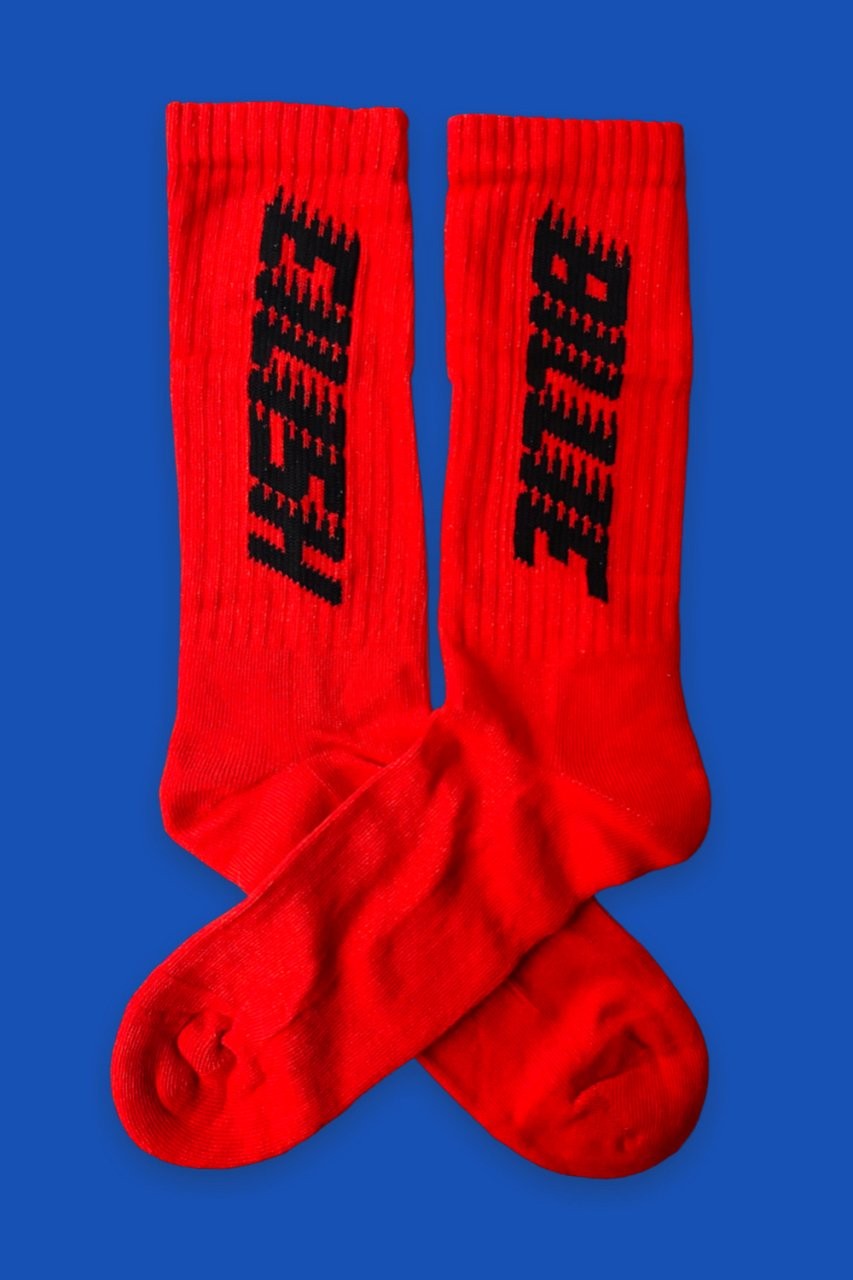 Kırmızı Billie Havlu Çorap